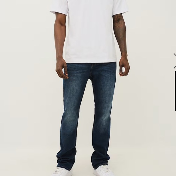 New w Tag: True Religion Ricky Relaxed Straight. Dark Wash. Size 33 Waist - Picture 2 of 15